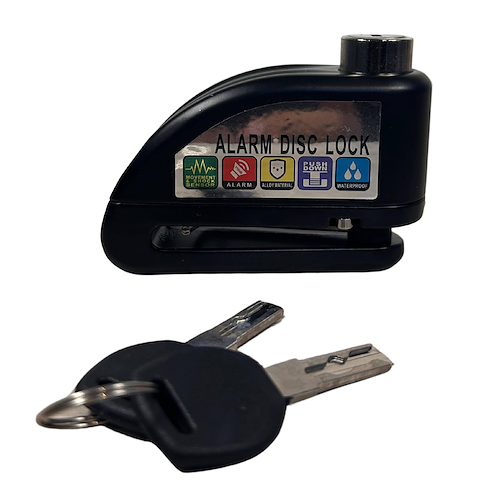 Infinity Tech Candado Traba Disco Para Moto Con Alarma - $ 16.142