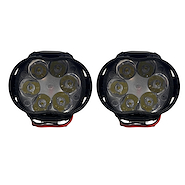 Infinity Tech Faro Led Par  de Faro  Auxiliar 9-80V 18W Moto + Llave On/Off