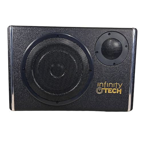 Infinity Tech Subwoofer Activo 8  Pulgadas Diseño Slim 120 Rms 600W, Amplificación Bajo Asiento - $ 86.945