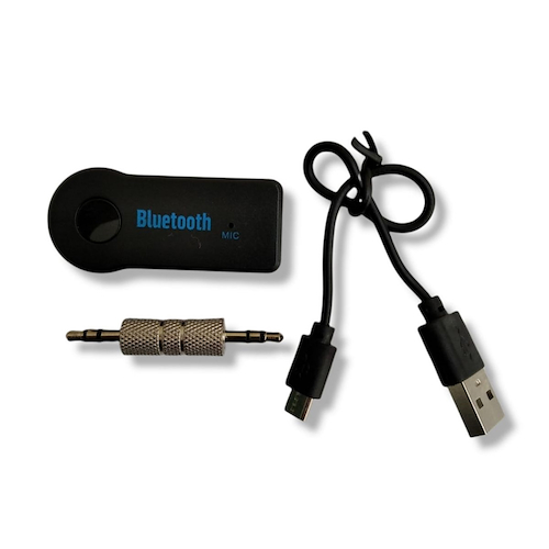 Infinity Tech Auxiliar Bluetooth Auxiliar Para Conexión Buletooth Con Carga Usb - $ 6.281