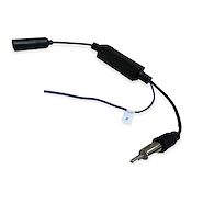 Infinity Tech Adaptador Antena Cable Antena Para Stereo  Con Booster Amplificador De Señal