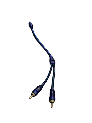 Infinity Tech Rca Cable Rca Y  2 Macho A 1 Hembra Ccs, 0.3M Pin Dorado - $ 1.270