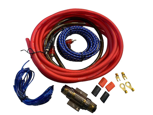 Infinity Tech Kit Cable Kit Cable Mediano Para Potencia  4 Gauge - $ 23.291