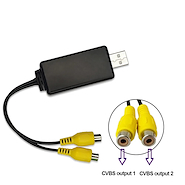 Infinity Tech Salida Video Adaptador De Salida De Vídeo Usb A Cvb Interfaz Rca