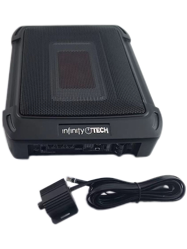 Infinity Tech Subwoofer Activo 10 Pulgadas Diseño Slim 100 Rms 2000W, Amplificación Bajo Asiento - $ 155.255