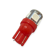 KOBO Lampara Led Posicion T10 W5w  Smd Muelita  Rojo 24V