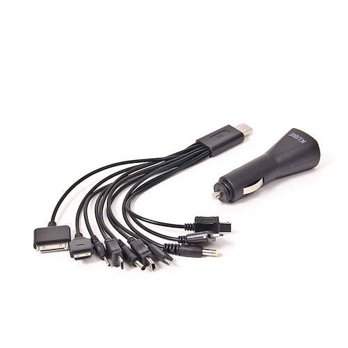 Kube Cargador Usb Con Multiadaptador 12V / 24V Output 5V  1000Ma - $ 5.504