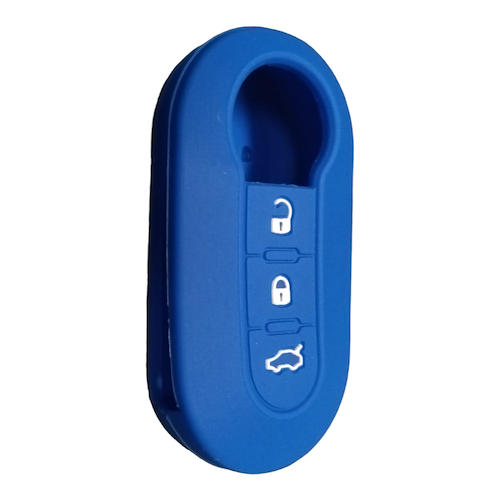 Kube Cubre Llave De Silicona Ffiat 500 Doble- Gran Siena - Bravo - Palio - Mobi Blue - $ 2.804
