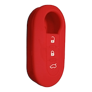 Kube Cubre Llave De Silicona Fiat 500 Doble- Gran Siena - Bravo - Palio - Mobi Red