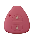 Kube Cubre Llave De Silicona Toyota 2 Botones Corolla - Hilux - Sw4 - Rav4 - Etios Pink
