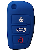 Kube Cubre Llave De Silicona Audi A1 A3 A4 A5 A6 A7 Tt Q3 Blue