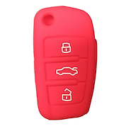 Kube Cubre Llave De Silicona Audi A1 A3 A4 A5 A6 A7 Tt Q3 Red