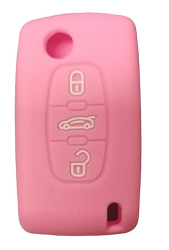 Kube Cubre Llave De Silicona Citroen 3 Botones Navaja C4 - Picasso - Grand Picasso Pink - $ 2.804