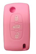 Kube Cubre Llave De Silicona Citroen 3 Botones Navaja C4 - Picasso - Grand Picasso Pink