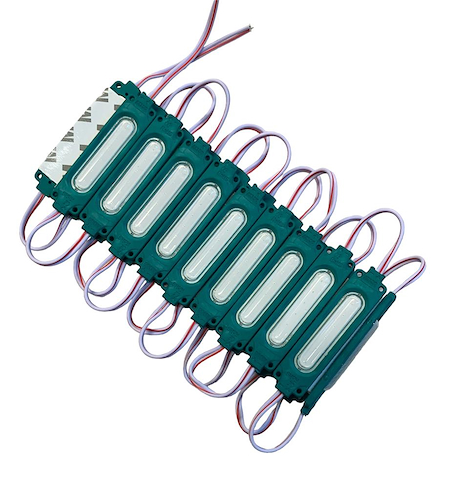 LUX LED Led Posicion Tabla Led  Cob Piraña 12V Verde - $ 460