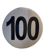 Oregon Pegatina Reflectiva Circulo Velocidad 100