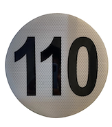 Oregon Pegatina Reflectiva Circulo Velocidad 110