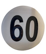 Oregon Pegatina Reflectiva Circulo Velocidad 60