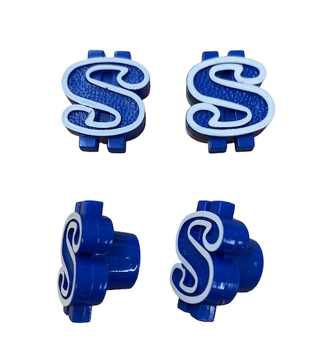 Oregon Juego De Tapitas SET X 2 PCS DOLAR AZULES - $ 6.029