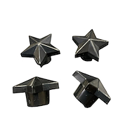 Oregon Juego De Tapitas SET X 4 PCS ESTRELLA NEGRAS