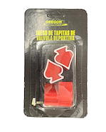 Oregon Juego De Tapitas SET X 4 PCS PICS POKER ROJAS