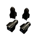 Oregon Juego De Tapitas Set X 4 Pcs Rocket Negras