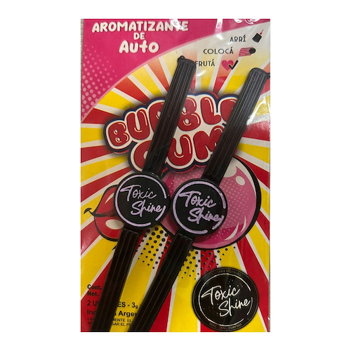 TOXIC SHINE AROMATIZANTE BUBBLE GUM - $ 3.195
