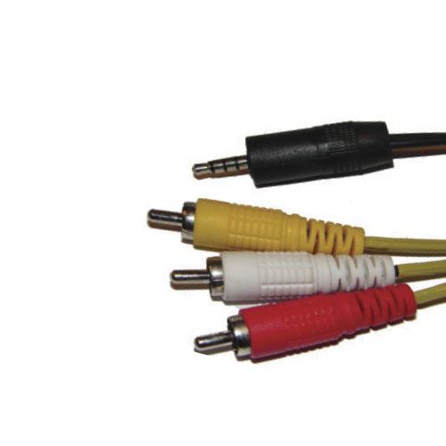 ARWEN C-58 2M CABLE 3.5 STEREO 4 POLOS / 3 RCA 2 MTS