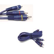 ARWEN C-36 LUJO 8M CABLE 3RCA/3RCA DE LUJO AZUL 8 MTS