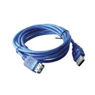 ARWEN USB-AMAH-2.0 4MT CABLE USB 2.0 MACHO/HEMBRA AZUL TRANSP 4 MTS