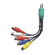 ARWEN C-100 CABLE ADAPTADOR 3.5 Y 2.5 4P A 5 RCA SAMSUNG