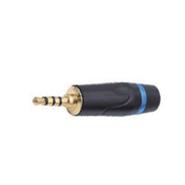 ARWEN 354-AEN FICHA PLUG 3,5 4 POLOS METAL DE LUJO HASTA 6MM BLACK METAL