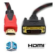 AUDIO SONIC HDG-015 CABLE HDMI A M DVI 1.80 MTS MALLADO