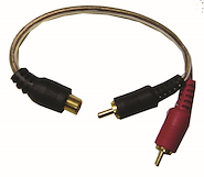 AUDIO SONIC RY4 CABLE Y 2 RCA MACHOS + 1 RCA HEMBRA