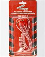AUDIOPIPE AMP3535-6 CABLE 3.5ST A 3.5ST TRANSPARENTE 1.80 MTS