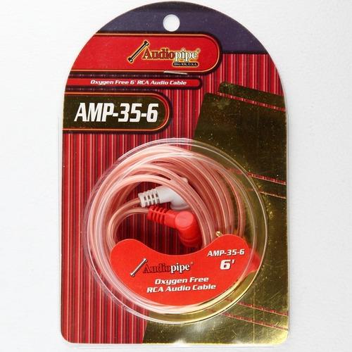 AUDIOPIPE AMP35.6 CABLE 2 RCA A 3,5 STEREO LIBRE OXIGENO 1,80 MTS