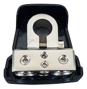 AUDIOPIPE EBT-2048P TERMINAL DE BATERIA PLATINO CON PROT PLASTICA