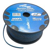 AUDIOPIPE CABLE-18 CABLE PARA PARLANTE 2 X 0.50 MM AZUL PLATA ( 18 GA )