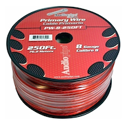 AUDIOPIPE PS8-250R CABLE ALIMENTACION ULTRAFLEX 8 GAUGE (76 MTS )