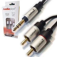 AUDIOPIPE AIQ-S35RCA-6 CABLE ARMADO 3.5ST/2RCA 1.80MTS