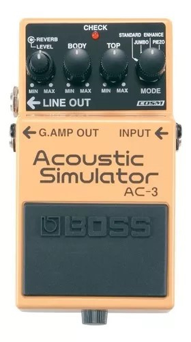BOSS AC3 PEDAL Acustic simulator