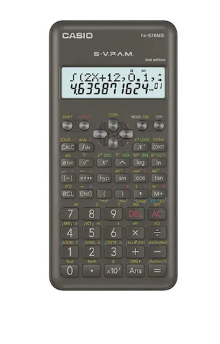 CASIO CE FX-570MS-2 Calculadora | Cientifica | 401 Funciones | Display 2 Lineas