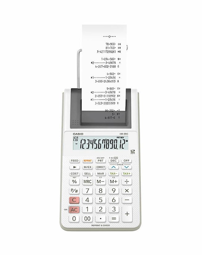 CASIO EC HR-8RC-WE 