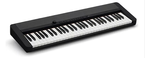CASIO CT-S1BK Teclado | 61 teclas standard | Sensitivas | 61 sonidos | Fue