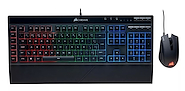 CORSAIR K-55 COMBO DE TECLADO + MOUSE RGB HARPOON