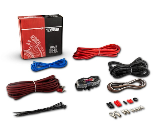 DS18 AMPKIT-8 KIT DE INSTALACION PARA AUTO 8 GAUGES