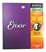ELIXIR 11027 Acoustic 80/20 Bronze con recubrimiento NANOWEB .
