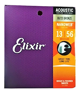 ELIXIR 11102 Acoustic 80/20 Bronze con recubrimiento NANOWEB .