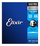 ELIXIR 12050 Electric Nickel Plated Steel con recubrimiento POLYWEB .