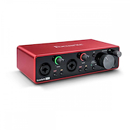 FOCUSRITE Scarlett 2i2 (3ra Gen) Incluye 2 preamplificadores Focusrite XLR/Linea Neutrik - Co